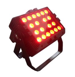 20pcs 15w Rgbwa 5 dans 1 lumière menée extérieure de pair de la lumière Ip65 de pair pour l'étape extérieure