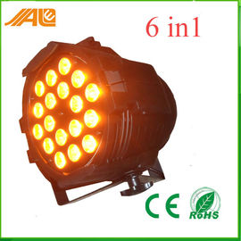 lumière UV de tache de l'étape 6in1 de 18pcs 15w Rgbwa pour des événements de divertissement