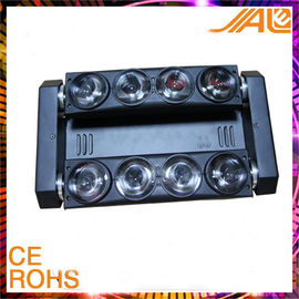 8pcs 10w Rgbw 4 dans 1 a mené les lumières principales mobiles de faisceau d'araignée pour la disco
