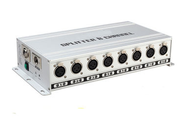 contrôleur 10w 2KG 8CH de lumière de Dmx d'amplificateur de signal de diviseur de 8ch Dmx