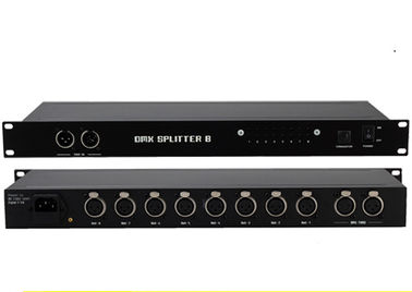 Noircissez 8 le contrôleur de lumière de la manière Dmx512 pour les éclairages professionnels 90v-240v