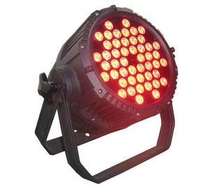 48pcs 3w a mené le RVB le pair mené qu'extérieur 64 DJ présentent l'alliage d'aluminium de lumières