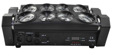 le Cree de 8pcs 10w a mené l'éclairage principal mobile de disco d'étape légère de faisceau d'araignée