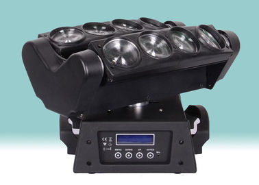 8 yeux 10w Rgbw 4 dans 1 lumière principale mobile 14/18/42 ch Dmx 512 de LED