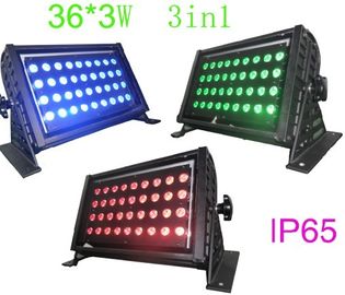 36pcs 3w RVB Taicolor a mené la lumière d'inondation d'étape 110v -240v 108w RoHS