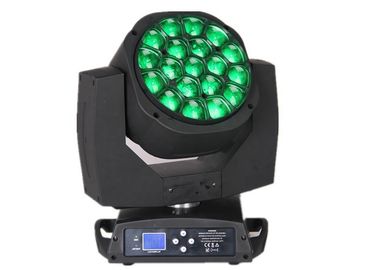 le bourdonnement de 19x12w RGBW 4in1 a mené de grands yeux d'abeille déplaçant la lumière principale d'étape légère de /DJ de lumières d'étape de disco