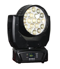 540°Pan 270°Tilt 19pcs 12W RGBW 4in1 LED Lumière de tête mobile Zoom Laver Lumière de tête mobile