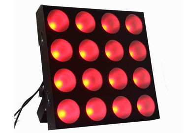 Le matériel d'éclairage plus aveugle mené du DJ d'étape de disco de Matrix, Dmx a mené des lumières d'étape 4 x 4 30w RVB 3 dans 1