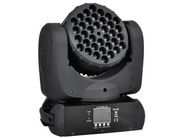 La lumière principale mobile saine du contrôle LED, lavage de poutre de RGBW a mené des lumières 36 x 3 W