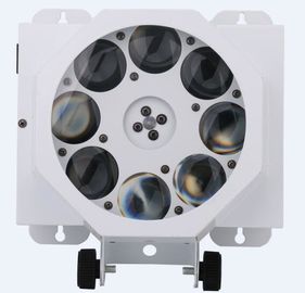 RGBW 4 dans 1 a mené les lumières d'étape de disco de Gobos de poutre de Cree/la lumière 8 x 10w d'effet poutre de Dmx