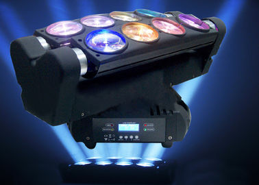 L'araignée principale mobile d'éclairage du DJ de partie de disco allume la couleur multi du Cree LED 8x10W RGBW