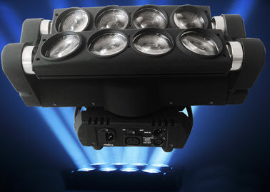 L'araignée principale mobile d'éclairage du DJ de partie de disco allume la couleur multi du Cree LED 8x10W RGBW