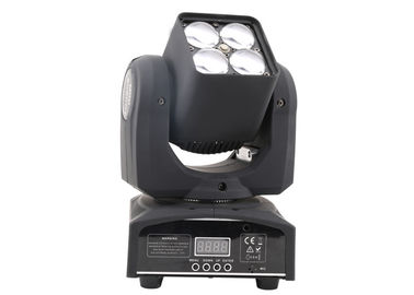 4 X 10w Rgbw 4 dans 1 ont mené la lumière principale mobile de mini lavage pour l'éclairage d'étape du DJ