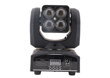 4 X 10w Rgbw 4 dans 1 ont mené la lumière principale mobile de mini lavage pour l'éclairage d'étape du DJ