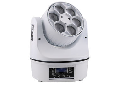 La tête mobile d'abeille de 6 X15w Rgbw a mené luminosité léger 110 de disco l'intense - 240v Actived sain