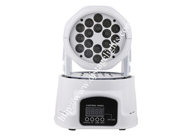 18x3W la lumière principale mobile DJ présentent lumière de lavage menée par RVB de lumières la mini pour des barres, boîte de nuit