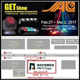 le DJ 2017 présentent des lumières l'invitation que juste de OBTIENNENT l'exposition, éclairage d'étape de LED
