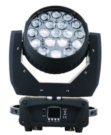 540°Pan 270°Tilt 19pcs 12W RGBW 4in1 LED Lumière de tête mobile Zoom Laver Lumière de tête mobile