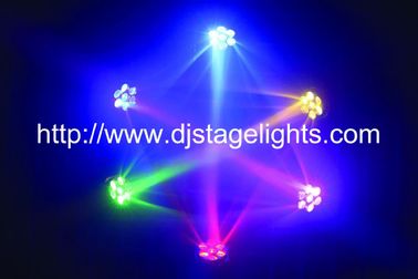 7 lumières sans fil principales mobiles d'exposition du faisceau lumineux RGBW DMX512 LED de X15W LED