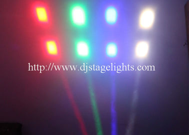 8 x 10 éclairage principal mobile de partie d'araignée de la lumière 80 W RGBW d'étape de W LED