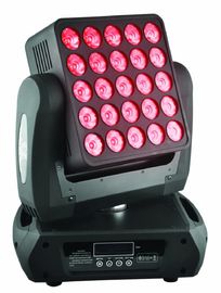 25 oeillère principale mobile de la lumière RGBW de poutre de X12 W LED allumant la lumière de Matrix
