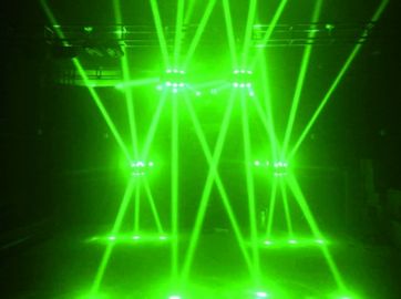 9 x 15 lumière principale mobile 4 de W RGBW LED dans 1 effet de poutre obscurcissant les lumières fantômes