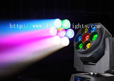 7 morceaux déplaçant les lumières principales de décoration d'étape du DJ avec DMX 200W LED rayonnent la tête mobile