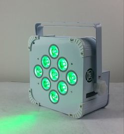 lumière plate de pair de batterie sans fil de 180W 9 LED, lumière menée à piles d'étape