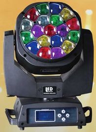 Rotation légère principale mobile de Rgbw 19 *1 5W LED avec le degré de l'angle de bourdonnement 4 à 60