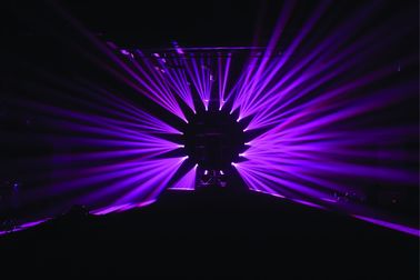 Lumière principale mobile menée de poutre d'étape, lumière de disco du DJ de stroboscope de tache de 17r 350w