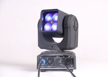 4 lumière principale mobile des PCs 25 W RGBW LED avec l'angle de faisceau 5-40° pour le DJ, disco