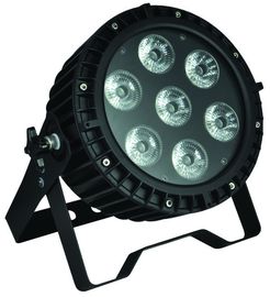Le pair professionnel de l'étape LED peut des lumières, pair plat de 7pcs 12W RVB LED