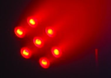 Le pair professionnel de l'étape LED peut des lumières, pair plat de 7pcs 12W RVB LED