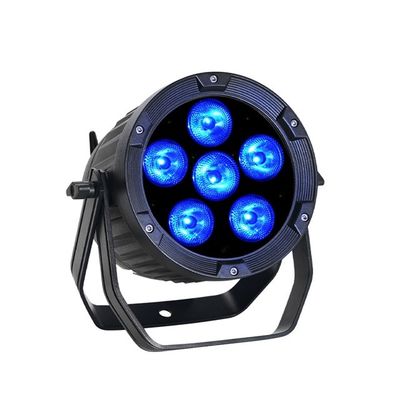 6pcs LED par batterie Lumière écran LCD étanche à l'eau