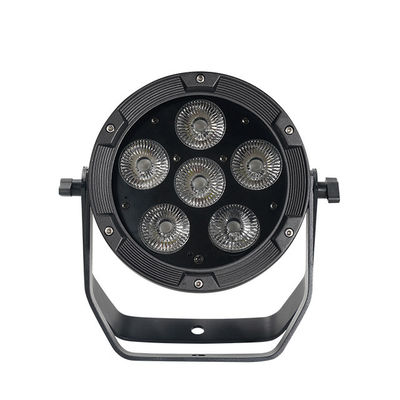 6pcs LED par batterie Lumière écran LCD étanche à l'eau