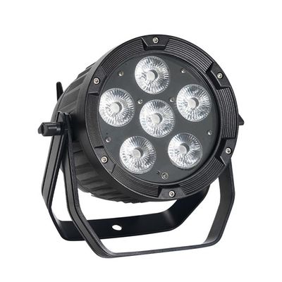 6pcs LED par batterie Lumière écran LCD étanche à l'eau