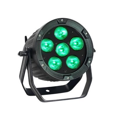 6pcs LED par batterie Lumière écran LCD étanche à l'eau