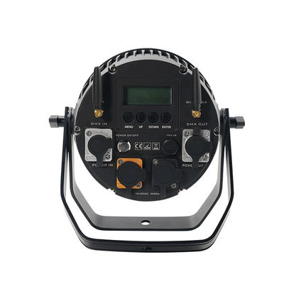 6pcs LED par batterie Lumière écran LCD étanche à l'eau