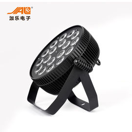 le pair DJ de 18PCS RGBWA +UV LED s'allument de l'obscurcissement 0-100% électronique