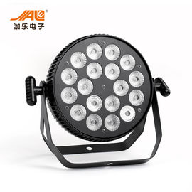 le pair DJ de 18PCS RGBWA +UV LED s'allument de l'obscurcissement 0-100% électronique