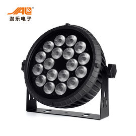 18x18w RGBWA 6 UV dans 1 contrôle plat de l'intense luminosité DMX de lumière de pair de LED
