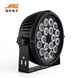 18x18w RGBWA 6 UV dans 1 contrôle plat de l'intense luminosité DMX de lumière de pair de LED