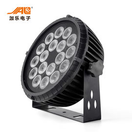 18x18w RGBWA 6 UV dans 1 contrôle plat de l'intense luminosité DMX de lumière de pair de LED