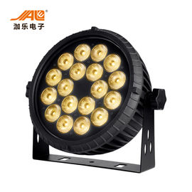 18x18w RGBWA 6 UV dans 1 contrôle plat de l'intense luminosité DMX de lumière de pair de LED