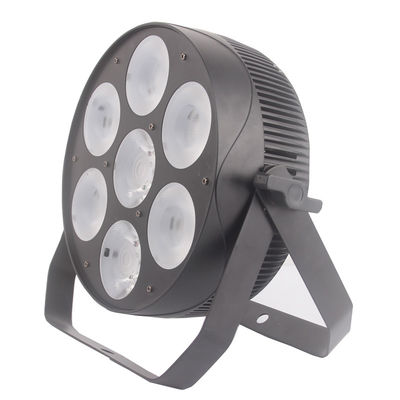 Alumlium DMX512 7PCS 30W 4 dans 1 pair de LED peut des lumières