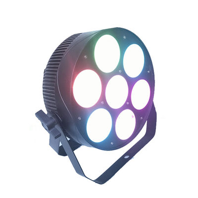 Alumlium DMX512 7PCS 30W 4 dans 1 pair de LED peut des lumières