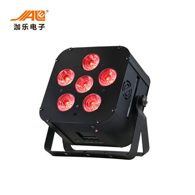 Batterie 6x18w Rgbwa 6 UV de Wifi dans des boîtes sans fil de 1 pair de LED pour le mariage