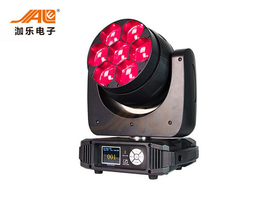 Laver 7x40w LED Zoom Lumière mobile Laver haute puissance Lumière mobile de tête