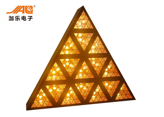 Lumière d'étape du DJ de triangle