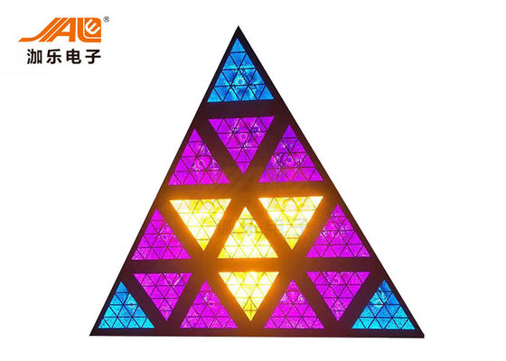 Lumière d'étape du DJ de triangle